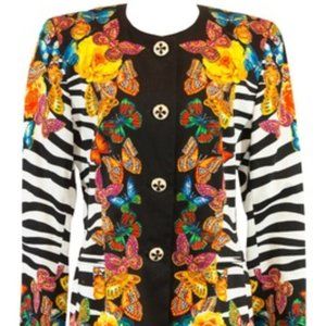 Vintage Escada Vintage Patterned Jacket